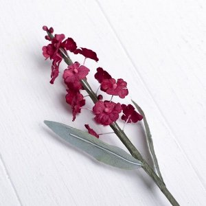 Искусственный цветок "Лаванда" красная 34 см