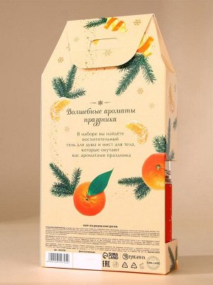 Подарочный набор URAL LAB «Заветное желание»: гель для душа 300 мл и мист для тела 88 мл, Новый Год