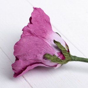 Искусственный цветок "Большой лютик" розовый 45 см
