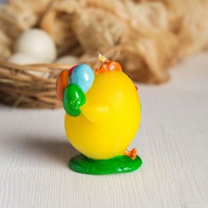 Свеча пасхальная «Цыплёнок с яйцами»