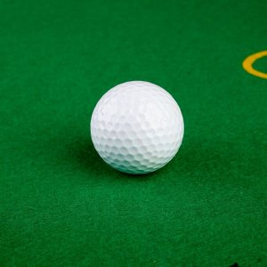 Мяч для гольфа, 2-х слойный, 420 выемок, d=4.3 см, 45г