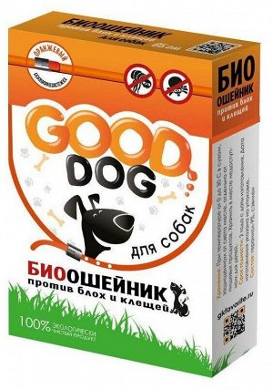 ОШЕЙНИК от блох "GOOD CAT- БИО" для КОШЕК 35см. ОРАНЖЕВЫЙ