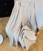 Женские брюки и юбки из льна и хлопка