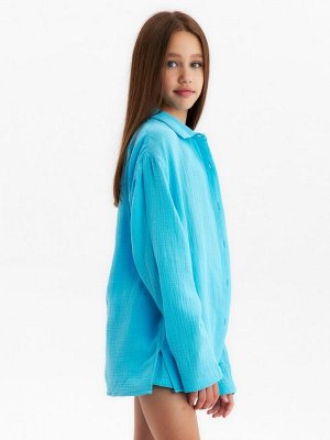Рубашка из муслина для девочек KAFTAN.