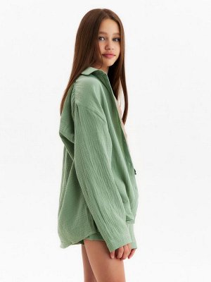 Рубашка из муслина для девочек KAFTAN.