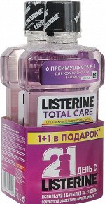 СМОТКА LISTERINE Опол-ль д/полости рта &quot;Total Care&quot;, 250 мл. 1+1