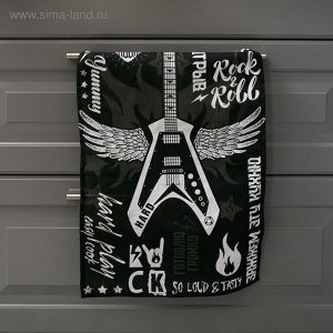 Кухонное полотенце «Доляна» Let's rock, 35x60 см