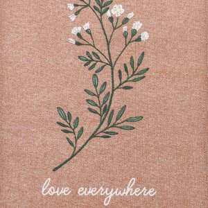 Кухонное полотенце «Доляна» Love everywhere, 28x46 см, 100% хлопок, рогожка 160 г/м²