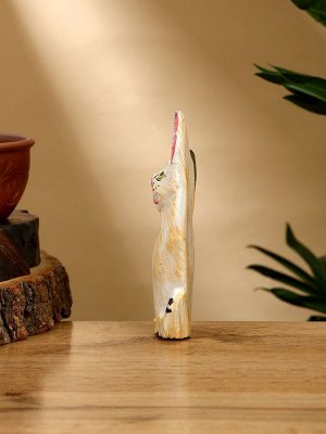 Сувенир «Котёнок», 12x5x2.5 см, дерево