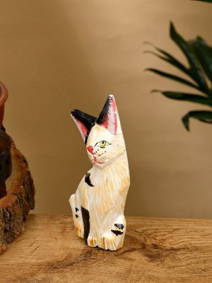 Сувенир «Котёнок», 12x5x2.5 см, дерево