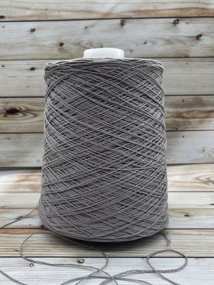 Пряжа для вязания 100 гр,Cotone 100%  хлопок мерсеризованный (без блеска) 450м/100г  Стальной серый