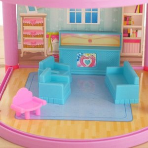 Дом для кукол «Кукольный домик» с мебелью и аксессуарами