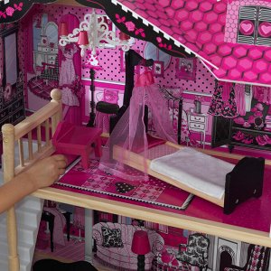 Кукольный домик для Барби «Амелия», 15 предметов мебели