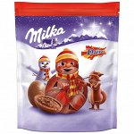 Шоколадные шарики Милка с хрустящей карамелью Milka Daim Бонбонс Дайм  86 гр, XMAS серия- новогодний подарок в Новый год 2024