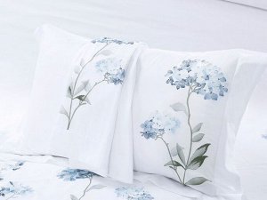 Комплект постельного белья Евро, египетский хлопок Premium с вышивкой 2258-6