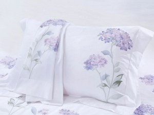 Комплект постельного белья Евро, египетский хлопок Premium с вышивкой 2260-6