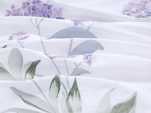 Комплект постельного белья Евро, египетский хлопок Premium с вышивкой 2260-6
