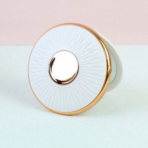 Зеркало складное, для макияжа, компактное, с увеличением 2в1
