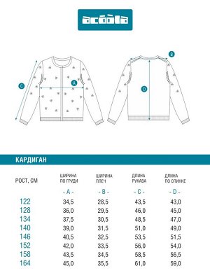 Кардиган детский для девочек Ketlin1 холодный синий