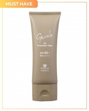 HERMOSA UV Protection Clear SPF 50+ PA++++ - увлажняющий солнцезащитный крем