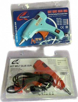 Клеевой пистолет Hot Melt Glue Gun 30 w XW-601, стержни 7 мм