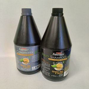 Шампунь CAREBEAU Fantasy Shampoo Green Tea & Lemon (Зелёный чай и Лимон) (упаковка 1000 мл)