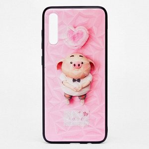 Чехол-накладка SC150 для "Samsung SM-A705 Galaxy A70" (pink) (007)