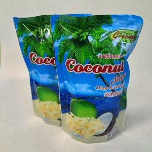 Чипсы  GREENY COCONUTEEN 40 г Coconut chips (Кокосовые)