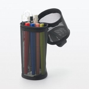 MUJI Nylon Mesh Pen Case Vertical & Horizontal – пенал из нейлоновой сетки, вертикальный и горизонтальный формат