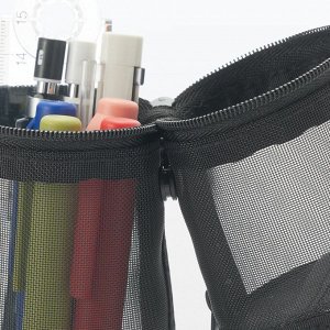 MUJI Nylon Mesh Pen Case Vertical & Horizontal – пенал из нейлоновой сетки, вертикальный и горизонтальный формат