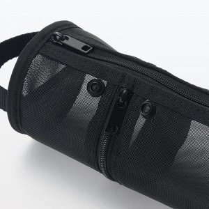 MUJI Nylon Mesh Pen Case Vertical & Horizontal – пенал из нейлоновой сетки, вертикальный и горизонтальный формат