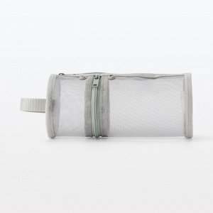 MUJI Nylon Mesh Pen Case Vertical & Horizontal – пенал из нейлоновой сетки, вертикальный и горизонтальный формат