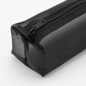 MUJI Nylon Mesh Pen Case Square – квадратный пенал из нейлоновой сетки