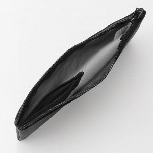 MUJI Nylon Mesh Pen Case with Pocket – пенал из нейлоновой сетки с внутренним карманом (чёрный)
