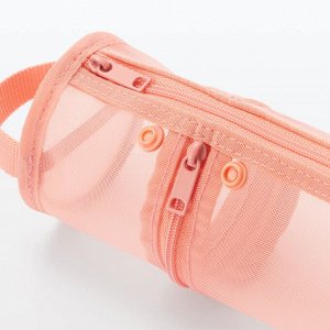 MUJI Nylon Mesh Pen Case Vertical & Horizontal – пенал из нейлоновой сетки, вертикальный и горизонтальный формат