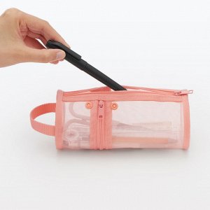 MUJI Nylon Mesh Pen Case Vertical & Horizontal – пенал из нейлоновой сетки, вертикальный и горизонтальный формат