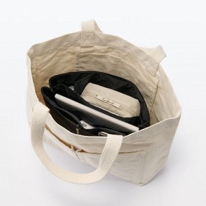 MUJI Nylon Bag-in-Bag – органайзер из нейлона для сумки, чёрный