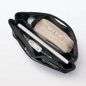 MUJI Nylon Bag-in-Bag – органайзер из нейлона для сумки, чёрный