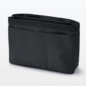 MUJI Nylon Bag-in-Bag – органайзер из нейлона для сумки, чёрный