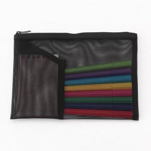 MUJI Nylon Mesh Case with Pocket – органайзер из нейлоновой сетки с карманом, для B6