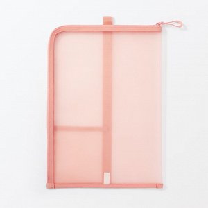 MUJI Nylon Mesh Vertical Document Case with Divider – вертикальный органайзер из нейлоновой сетки с разделителем для документов формата A4