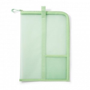 MUJI Nylon Mesh Vertical Document Case with Divider – вертикальный органайзер из нейлоновой сетки с разделителем для документов формата A4