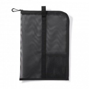 MUJI Nylon Mesh Vertical Document Case with Divider – вертикальный органайзер из нейлоновой сетки с разделителем для документов формата A4