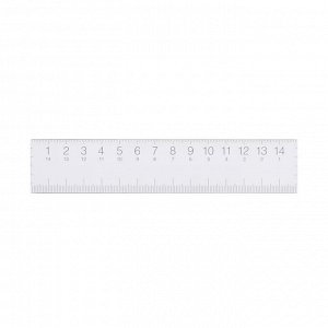 MUJI Acrylic Clear Ruler 15cm – прозрачная линейка из акрила, 15 см