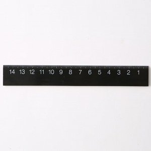 MUJI Double-Sided Ruler 15cm – двусторонняя линейка, 15 см