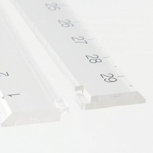 MUJI Polycarbonate Double Ruler – двойная линейка из поликарбоната, 15 и 30 см, прозрачная