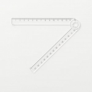MUJI Polycarbonate Double Ruler – двойная линейка из поликарбоната, 15 и 30 см, прозрачная