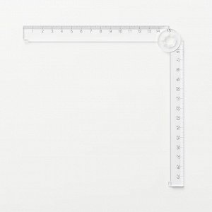 MUJI Polycarbonate Double Ruler – двойная линейка из поликарбоната, 15 и 30 см, прозрачная
