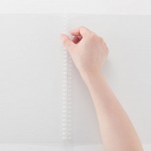 MUJI Refill Notebook Polypropylene Cover  – тетрадь-рефилл A4 с обложкой из полипропилена, 30 отверстий