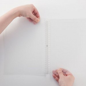 MUJI Refill Notebook Polypropylene Cover  – тетрадь-рефилл A4 с обложкой из полипропилена, 30 отверстий